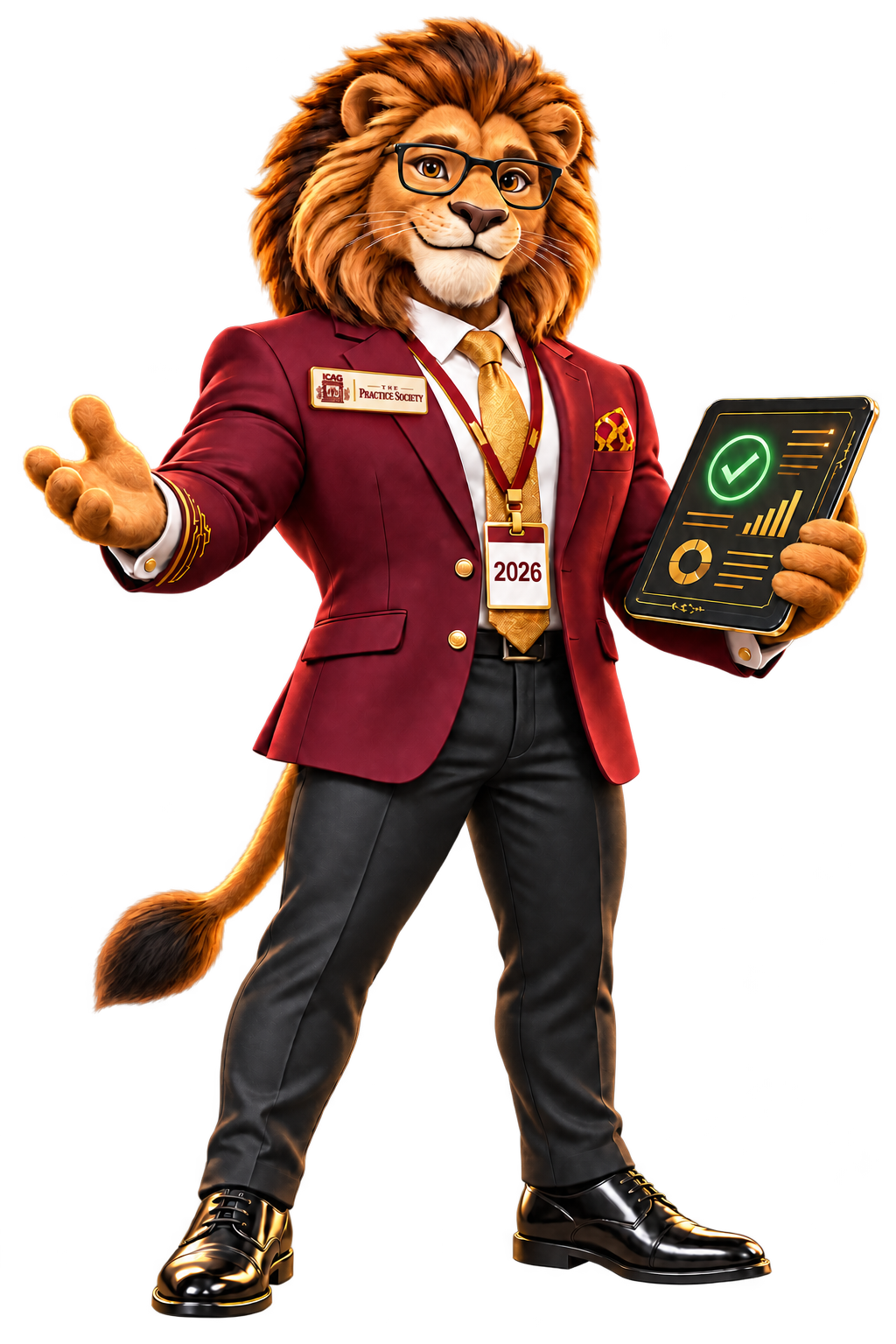 Leo the Practitioner mascot
